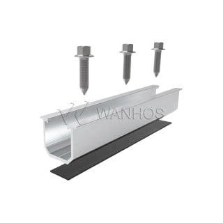 Short Rail Solar Structure